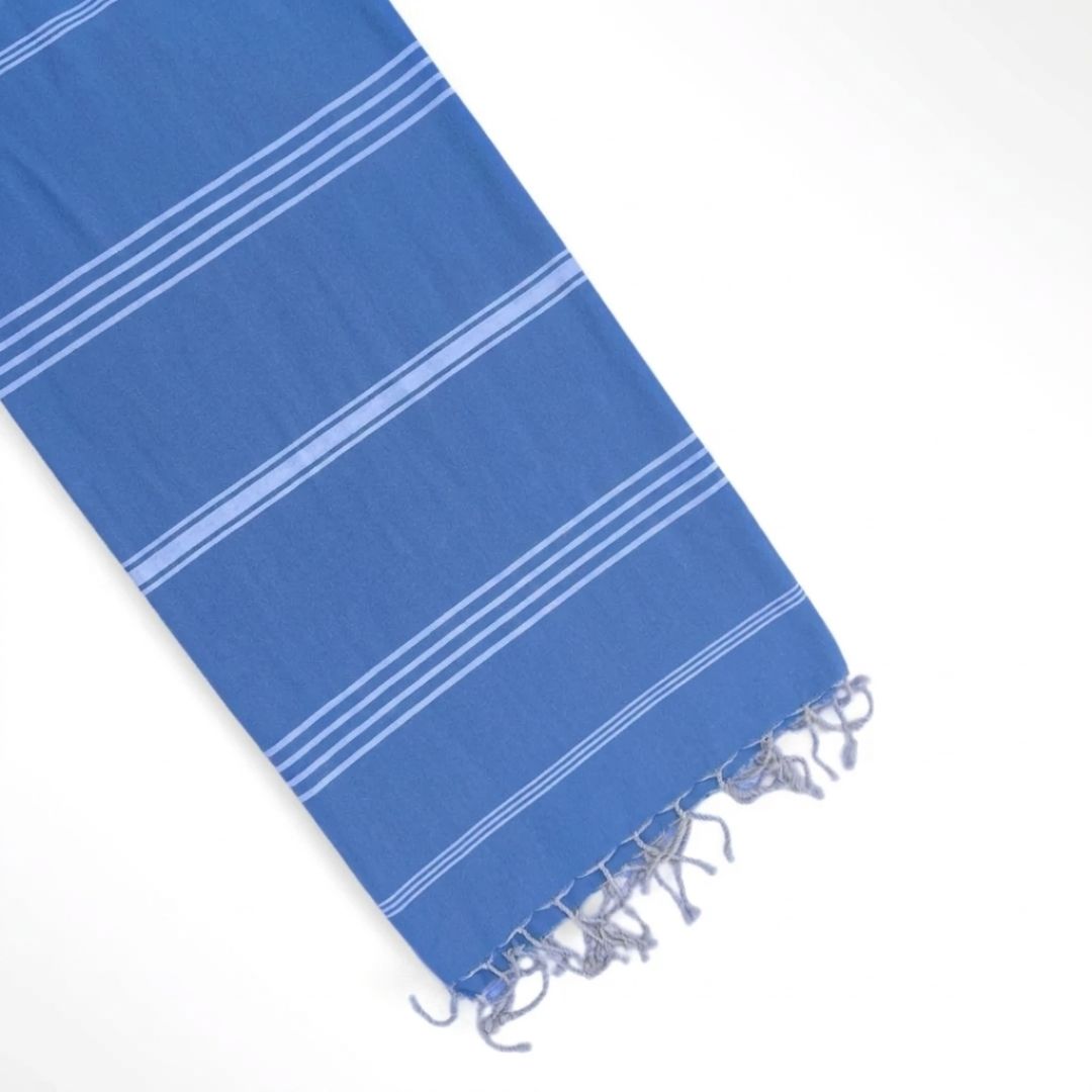 The Line Beach towel  Blue