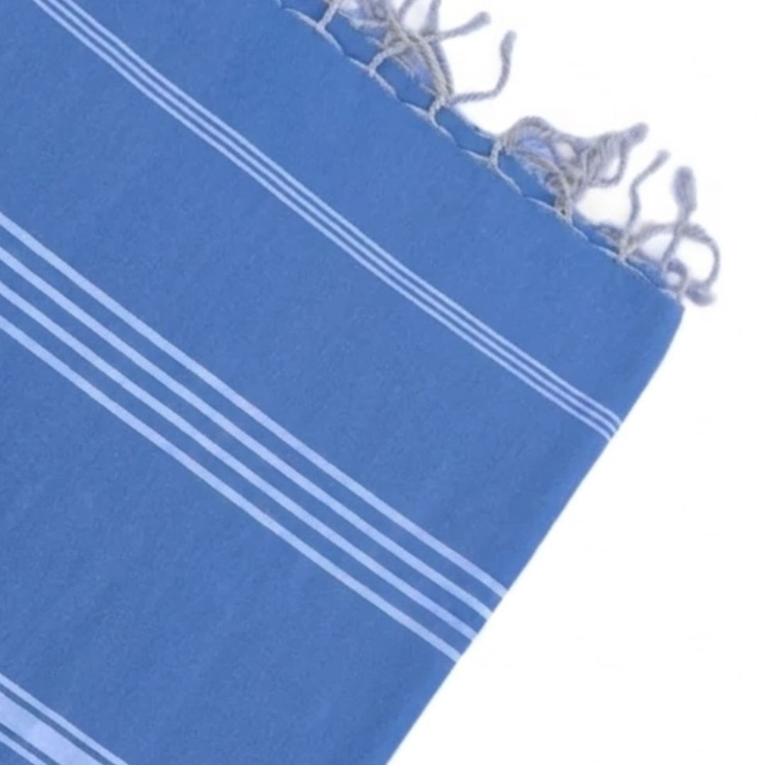 The Line Beach towel  Blue