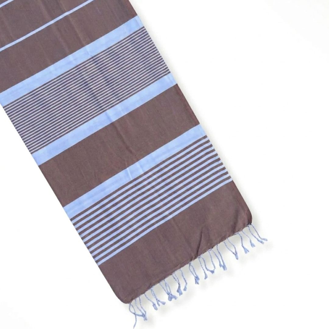 The Line Beach towel  Brown