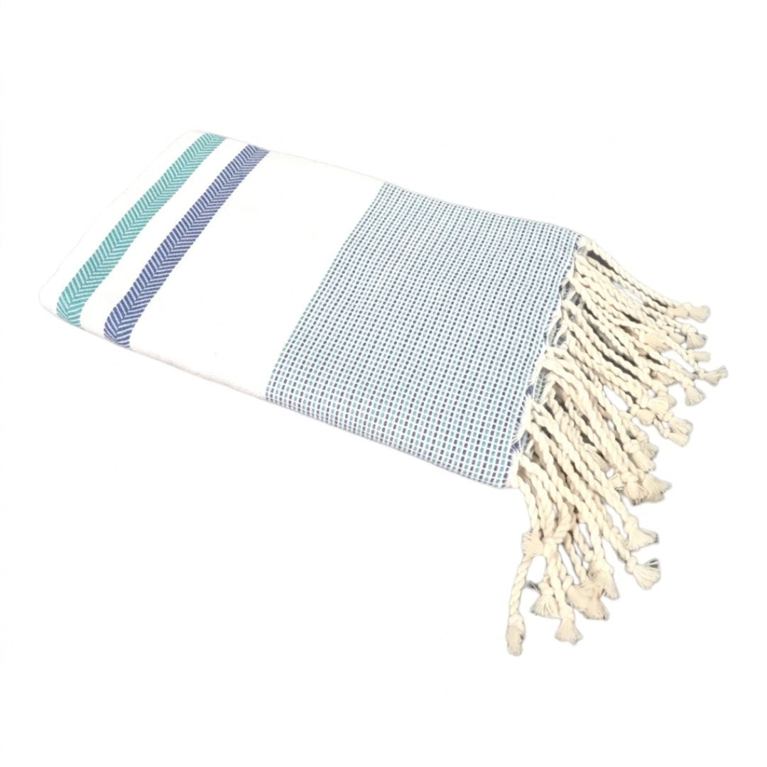 Wavelux Beach Towel Blue Green