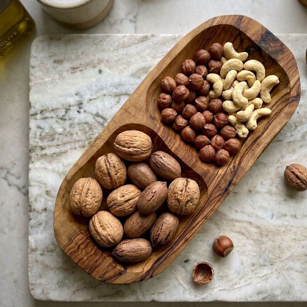 Natura Olive Nut holder 2