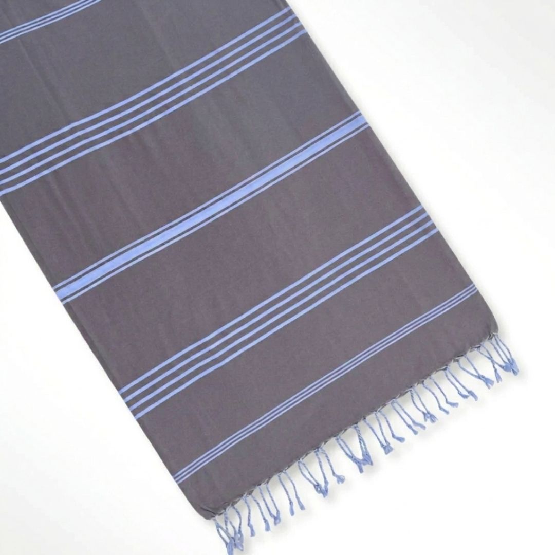 The Line Beach towel  Dark Beige