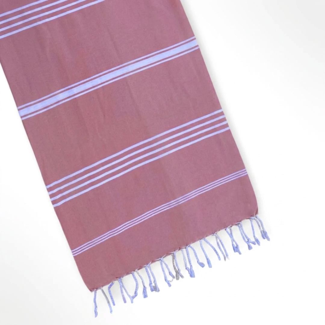 The Line Beach towel  Pink