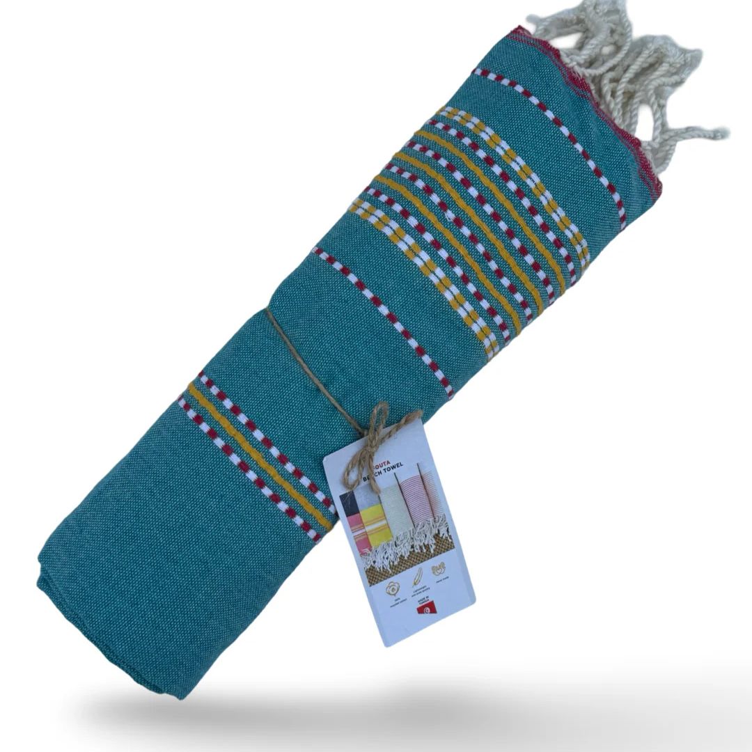 Spirit Amazigh Blue Beach Towel