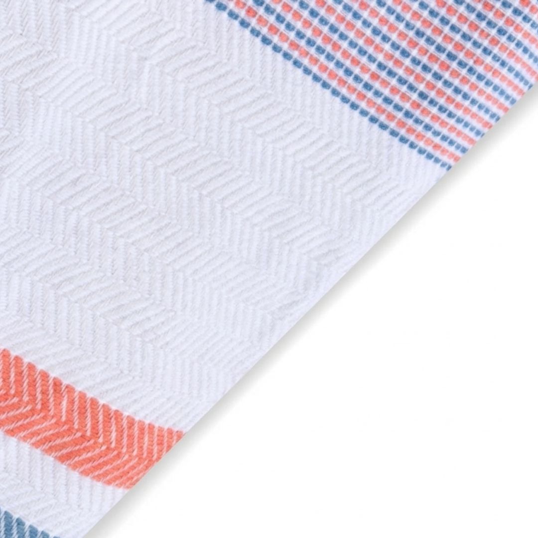 Wavelux Beach Towel Orange Blue