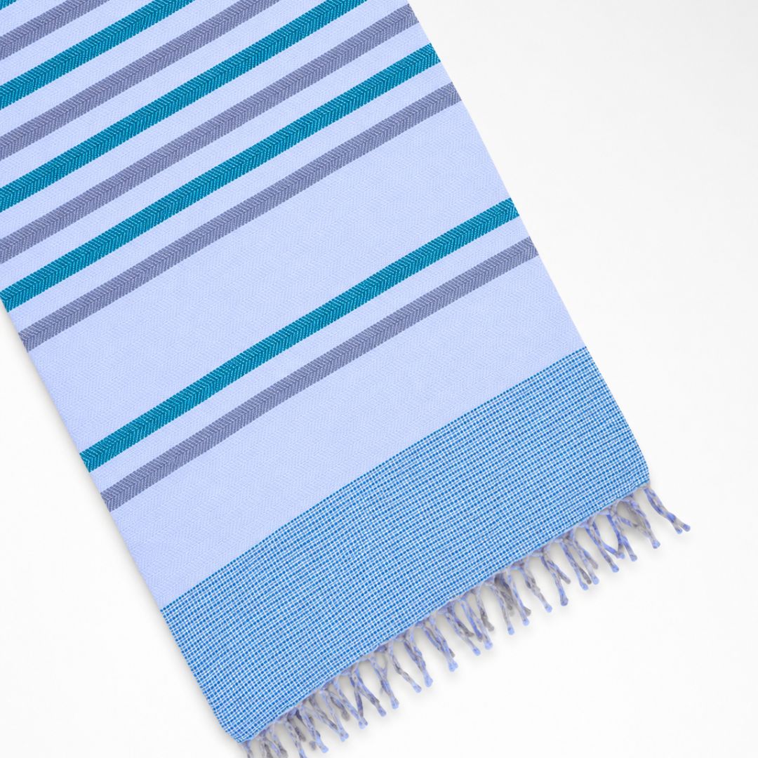 Wavelux Beach Towel Grey Green