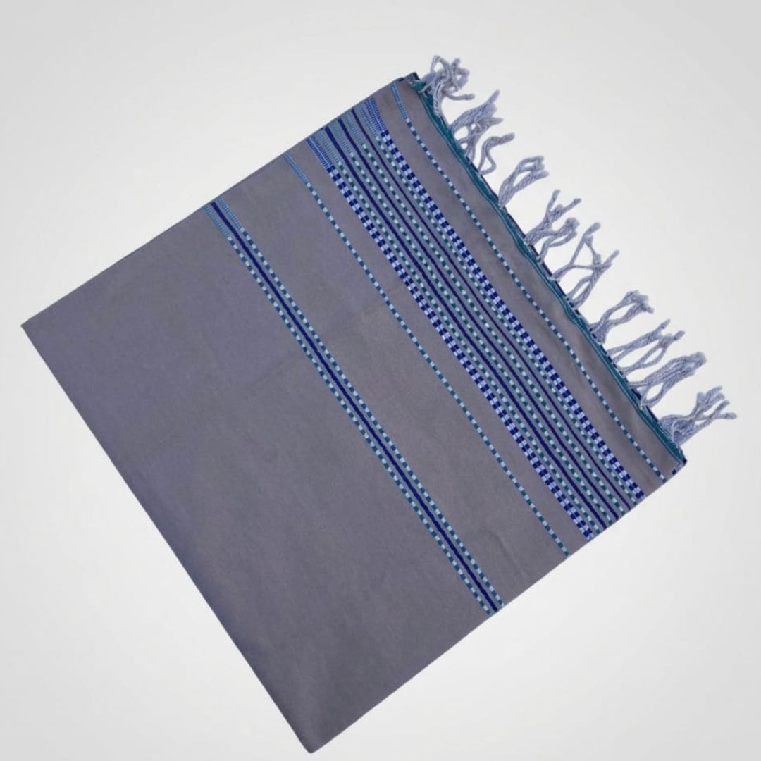 Spirit Amazigh Grey Beach Towel