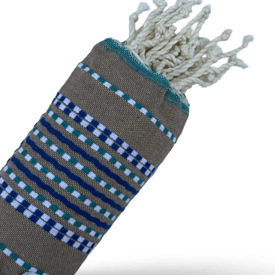 Spirit Amazigh Grey Beach Towel