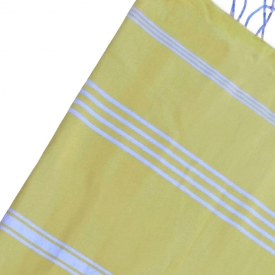 The Line Beach towel  Yellow