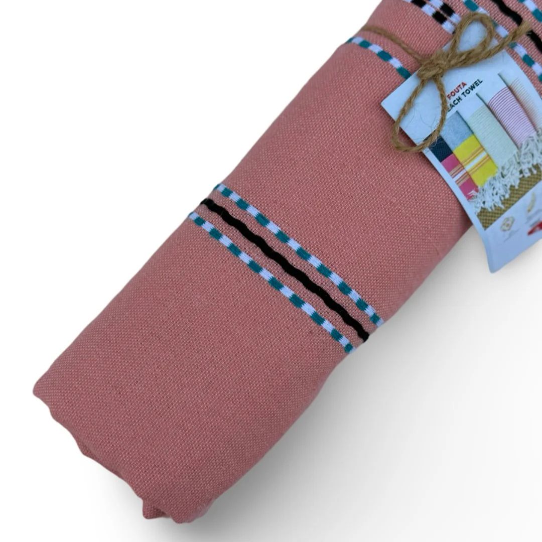 Spirit Amazigh Pink Beach Towel
