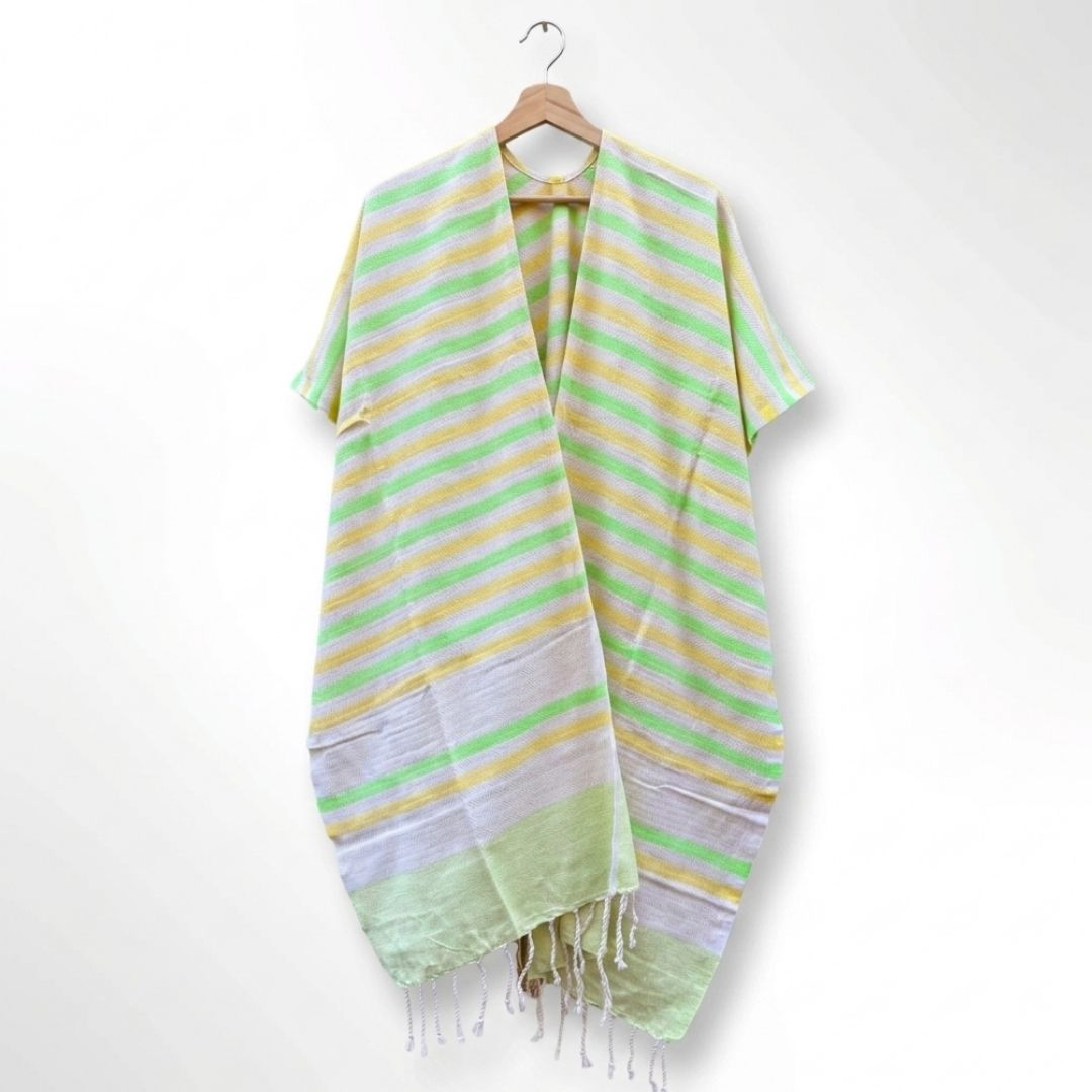 Ocean Breeze Cover-Ups Wavelux Poncho Yellow Grany