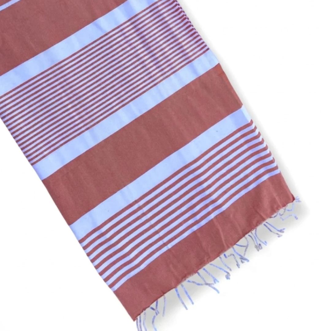 The Line Beach towel Clear brown