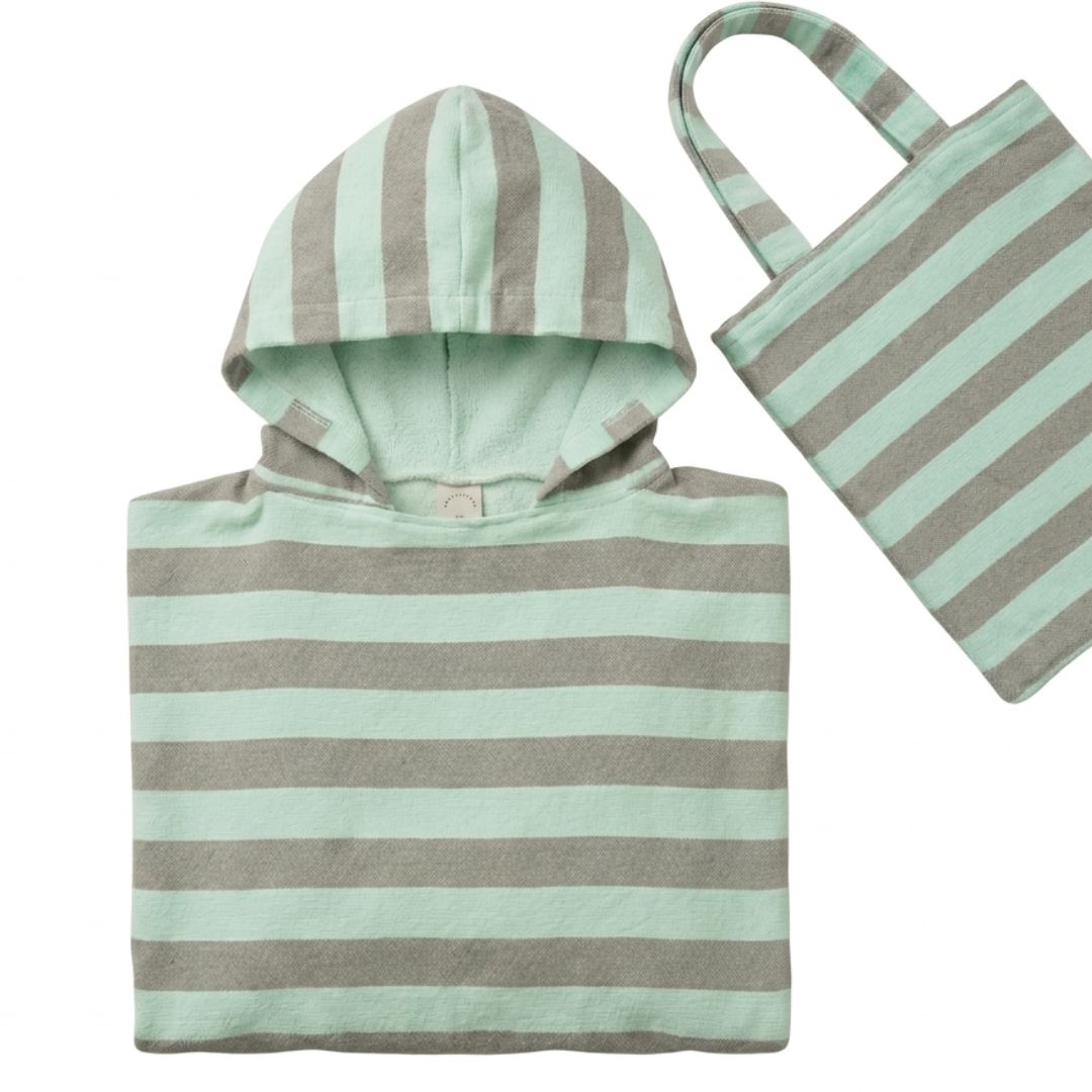Kids Ocean Breeze Cover-Ups  Green Grey  + Beach Bag