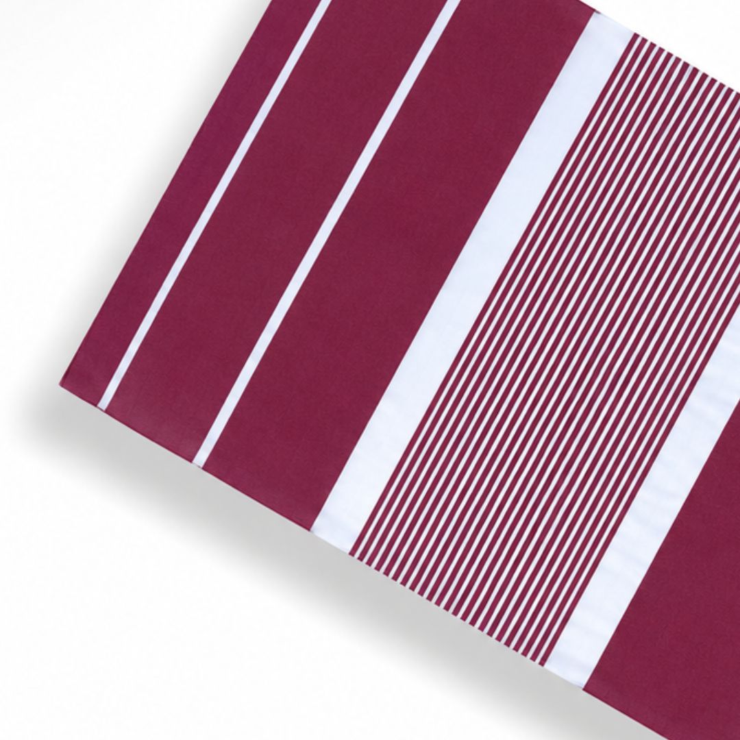 The Line Beach towel Red Bordeau
