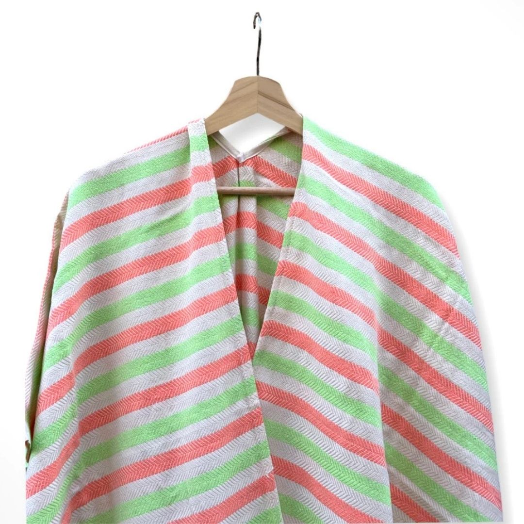 Ocean Breeze Cover-Ups Wavelux Poncho Orange Grany