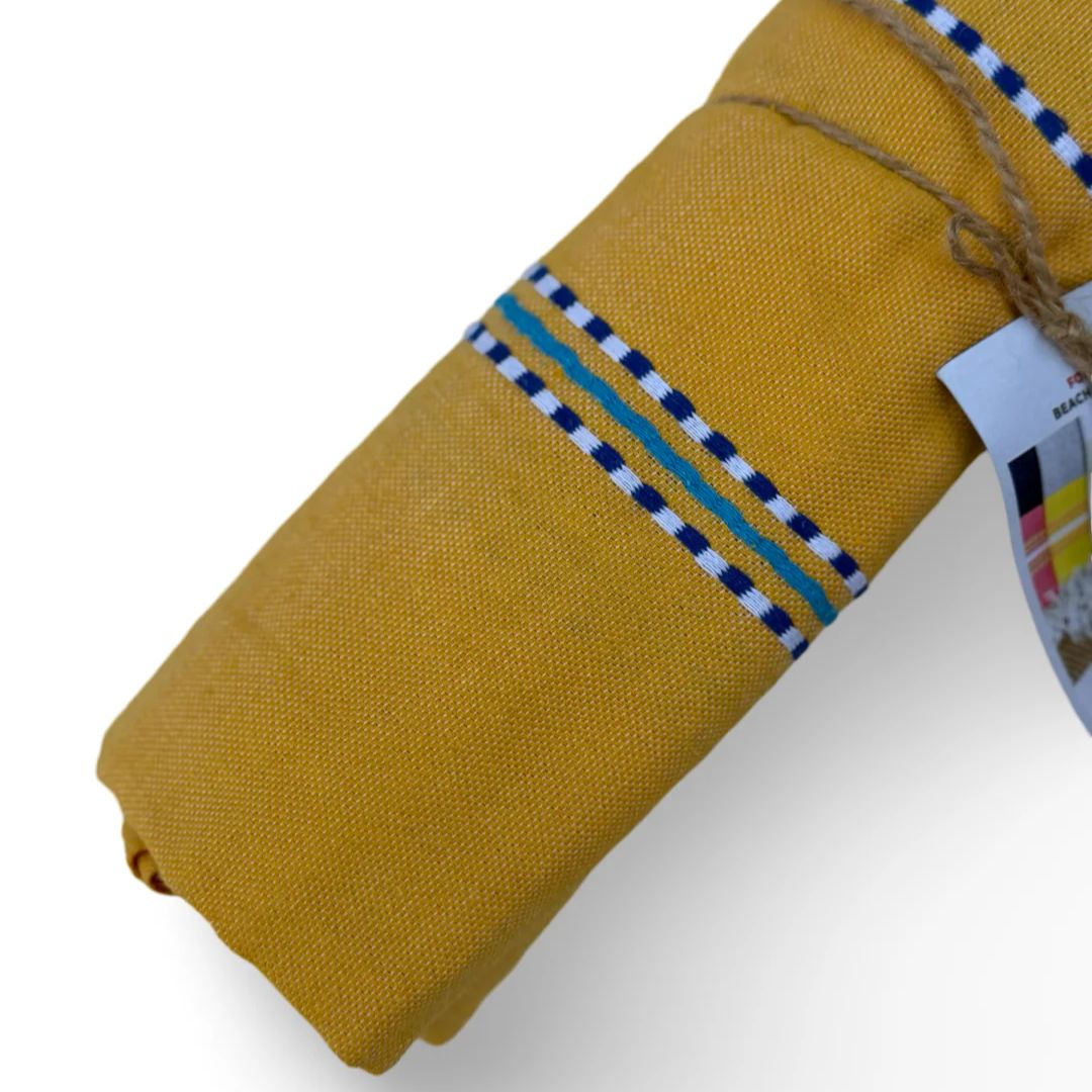 Spirit Amazigh Yellow Beach Towel