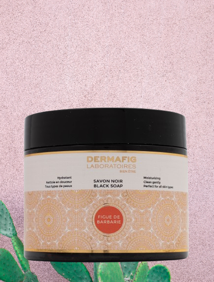 DERMAFIG Black Soap Prickly Pear : Moisturizing - Clean gently