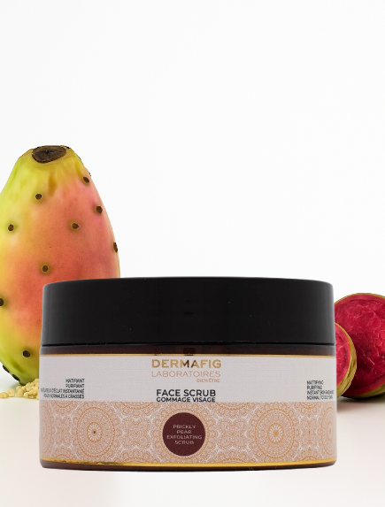 DERMAFIG Face Scrub Pricly Pear : Mattifying- Purifying - instant skin radianc